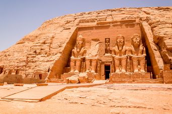 Ramses Tempel in Abu Simbel, Ägypten