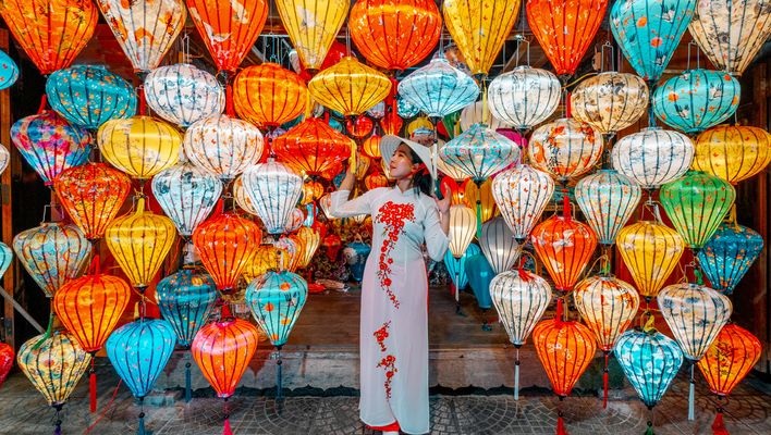 Frau in Hoi An