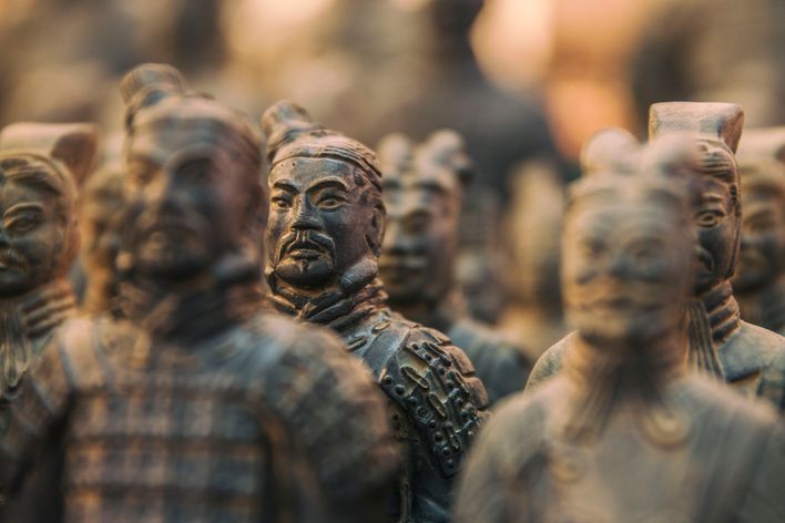 Die berühmte Terrakotta-Armee in Xi’an, China