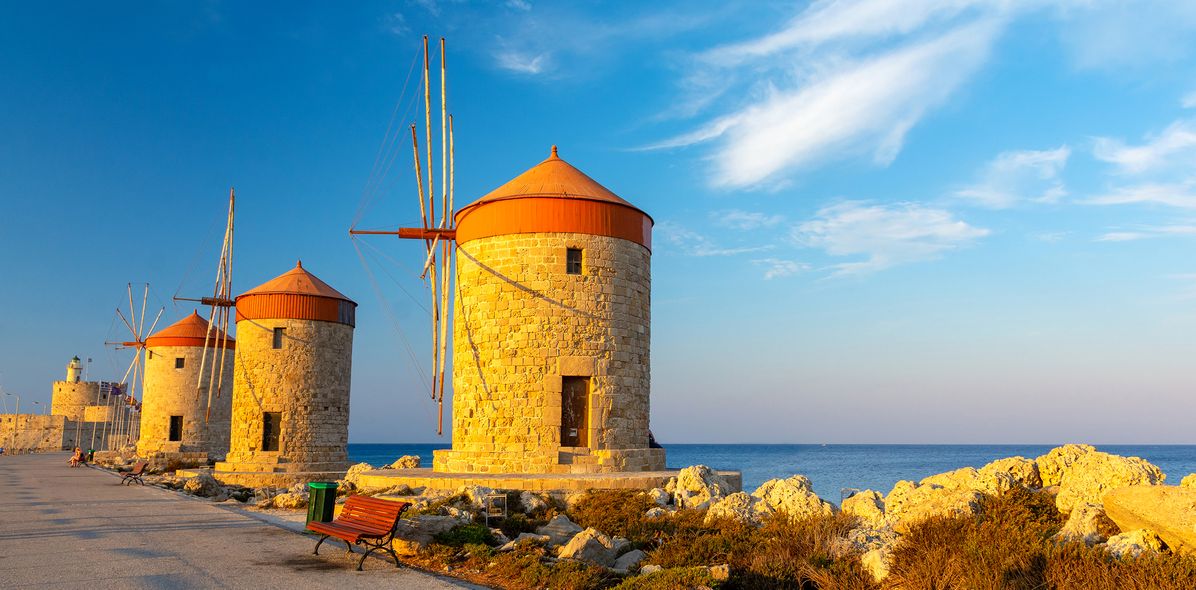 Windmühlen auf Rhodos