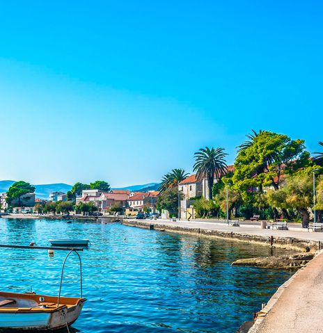 Blick auf Split in Kroatien