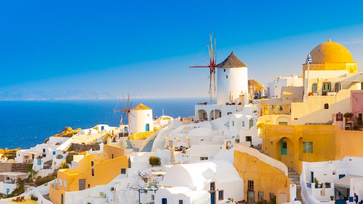 Häuser auf Santorini