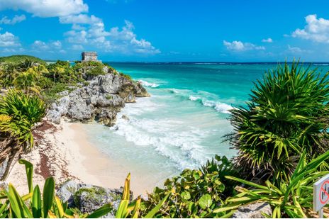 Tulum Maya Ruinen Strand