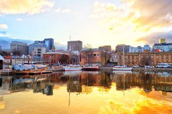 Hobart in Tasmanien, Australien