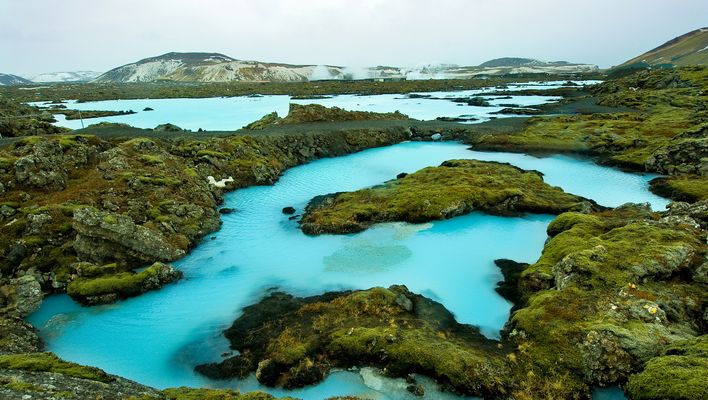 Blaue Lagune in Island