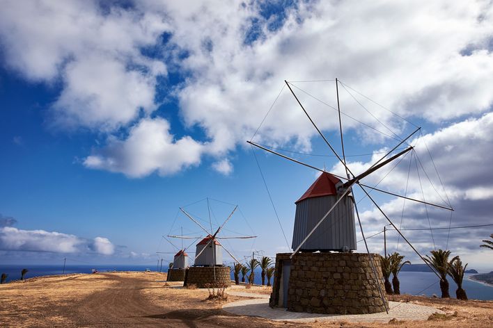Windmühlen in Porto Santo