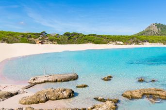 Strand von Cala Agulla auf Mallorca