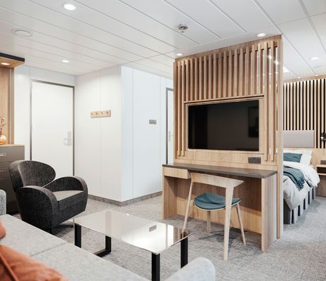 Deluxe Kabine auf der MS Havila Capella