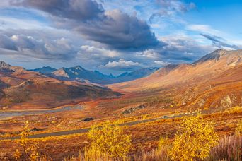 Landschaft im Tombstone Territorial Park