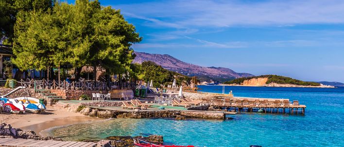 Saranda Küste in Albanien