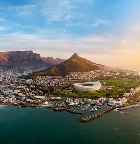 Luftaufnahme von Kapstadt