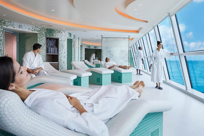 Wellnessbereich der Celebrity Eclipse