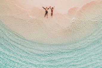 Pärchen am Strand