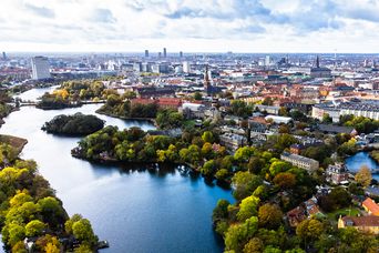 Blick auf die Stadt Kopenhagen