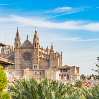 Blick auf die Kathedrale in Palma