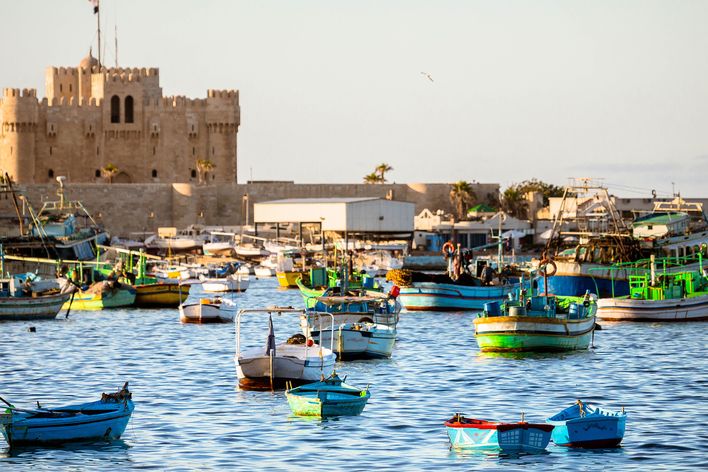 Hafen von Alexandria, Ägypten