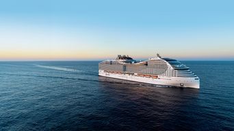 MSC Word Europa auf hoher See