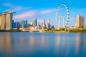 Skyline von Singapur