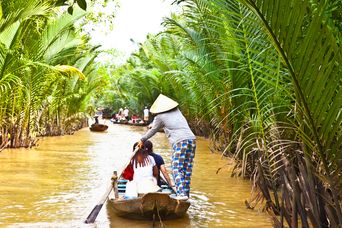 Mekong Fluss in Vietnam