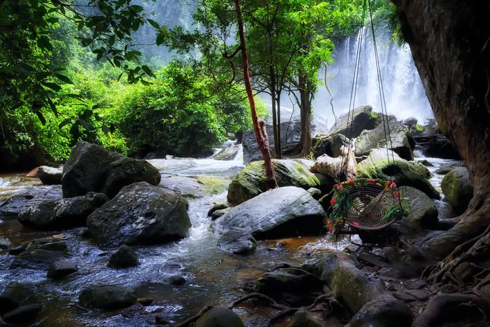Phnom Kulen Park in Kambodscha