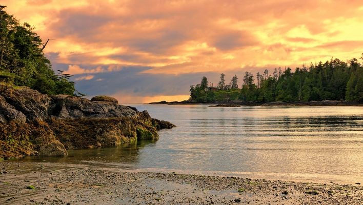 Sonnenuntergang im Pacific Rim Nationalpark