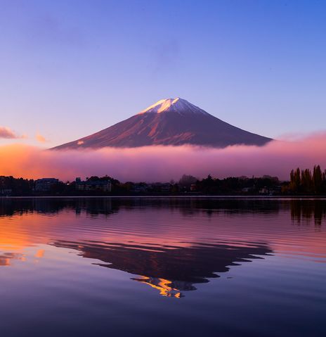 Blick auf Mount Fuji
