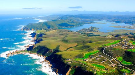 Küste Knysna von Oben