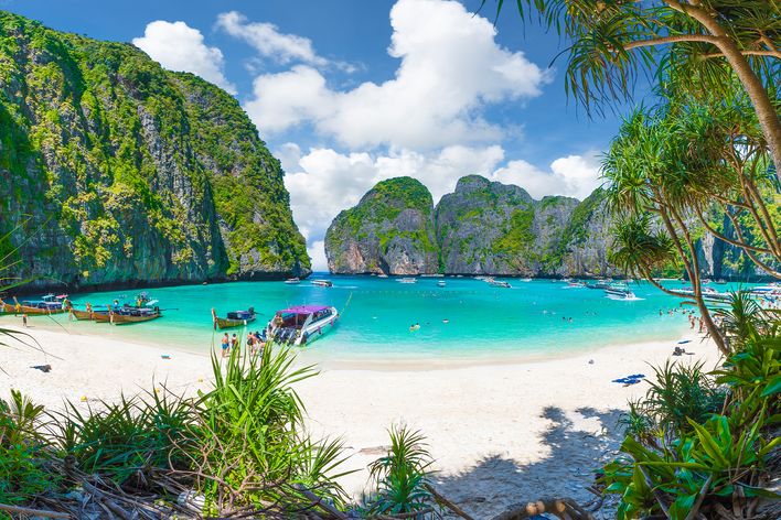 Maya Bay auf der Insel Koh Phi Phi Leh in Thailand
