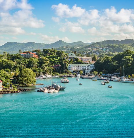 Karibik-Insel St. Lucia