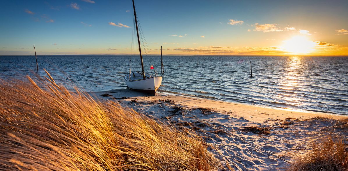 Strand Ostsee Sonnenuntergang  