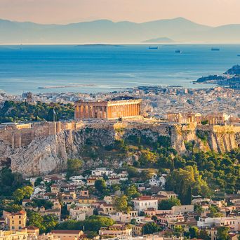 Ausblick auf Athen