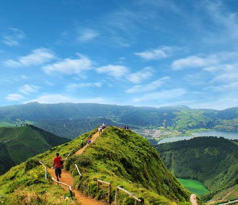 Wanderweg auf Ponta Delgada