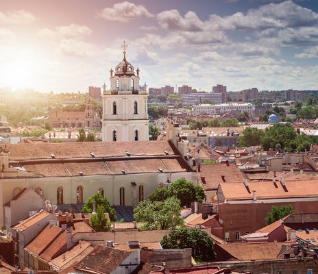 Blick auf Vilnius in Litauen im Baltikum