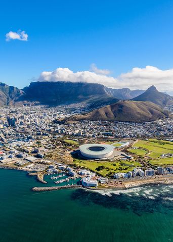 Luftaufnahme von Kapstadt