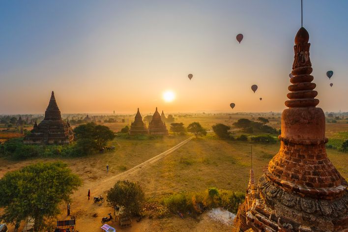 Tempelanlage in Bagan
