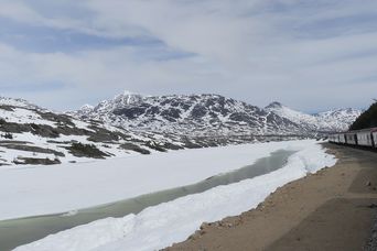 Erlebnismacher Anja unterwegs in Alaska, mit dem Jukon Trail / White Pass