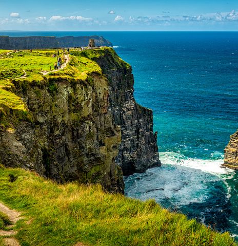 Klippen von Moher und Meer