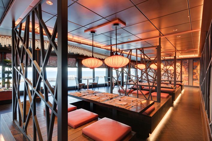 Restaurant der MSC Seaside