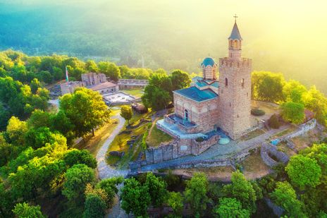 Festung Zarewez in Veliko Tarnovo in Bulgarien