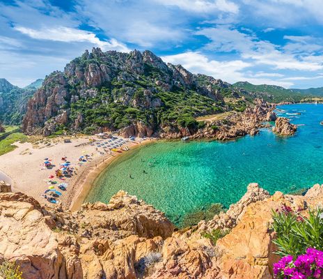 Stadt auf Sardinien