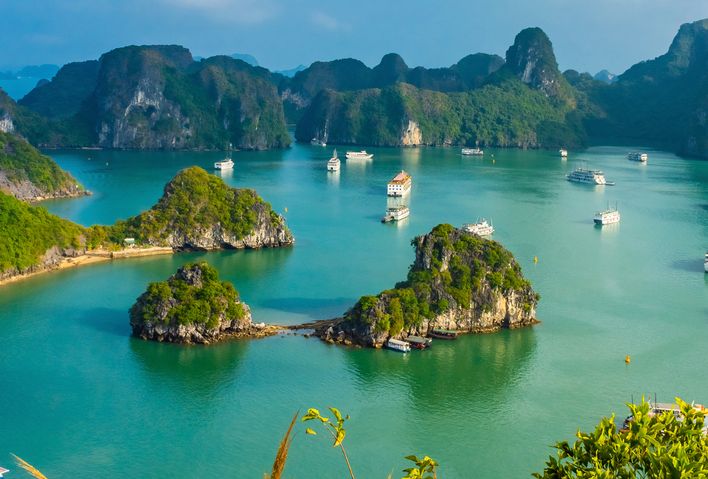Halongbucht in Vietnam