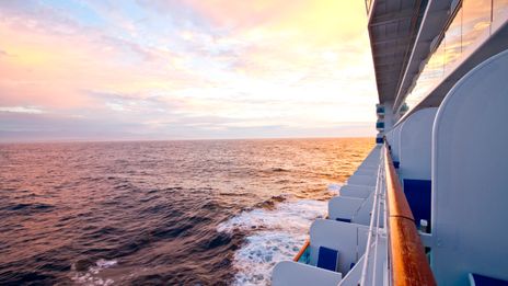 Kreuzfahrtschiff Kabinen Blick auf Meer