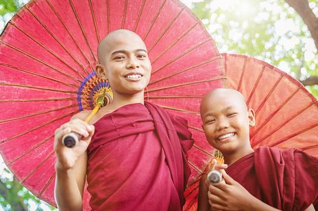 Buddhistische Gläubige in Myanmar