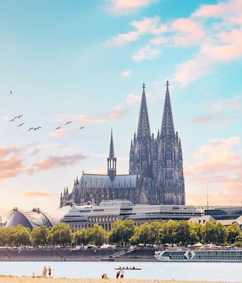 Kölner Dom und Rhein