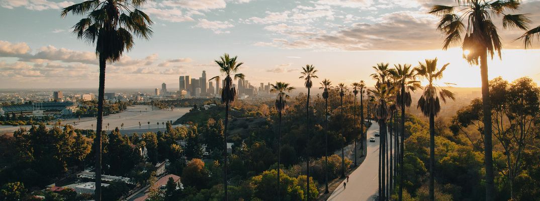 Blick auf Los Angeles
