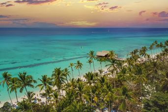 Strand in La Romana in der Dominikanischen Republik