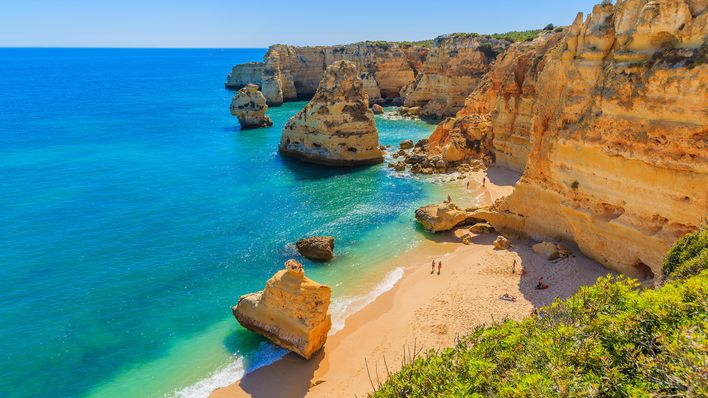 Strand an der Algarve