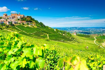 Barolo in Piemont, Italien