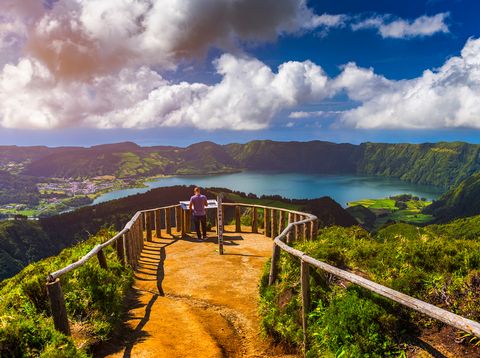Aussichtspunkt auf Sao Miguel