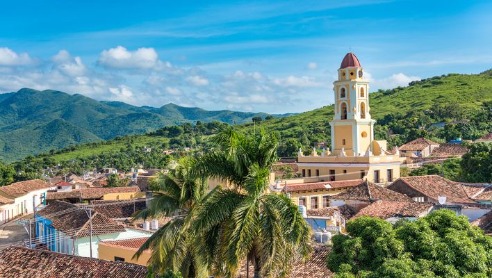 Blick auf die Stadt Trinidad